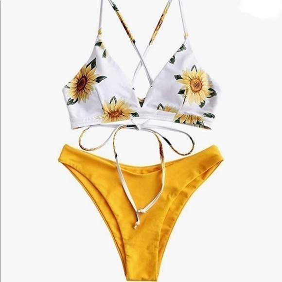 SUNFLOWER two piece bikini set - Picture 1 of 7